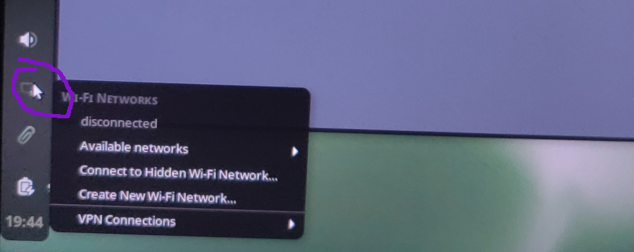 Open Wireless Connections Dialog